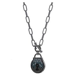 Swarovskis – collier de créateur pour femmes, colliers de qualité originaux, avec serrure orchidée, élément en cristal pour hommes et femmes