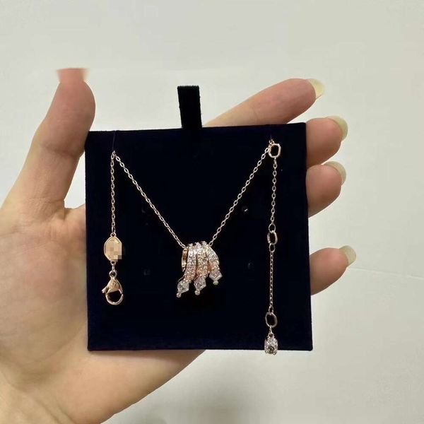 Collier swarovskis Designer Femmes de qualité de luxe de qualité originale Pendant Dragon Année Nouvel An Mignon Phoenix Tail Collier Dragon Année Collier Femme