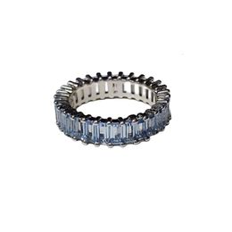 Swarovskis-ringen Designer Dames Originele kwaliteit Bandringen Kristal Romantisch en fris Volle diamanten ring Modieuze en eenvoudige diamant