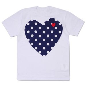 Sweat Mens Designer T-shirt T-shirt graphique Chemises anti-pillingprint Mode Wave Point Heart T-shirt Wave-point Hearts