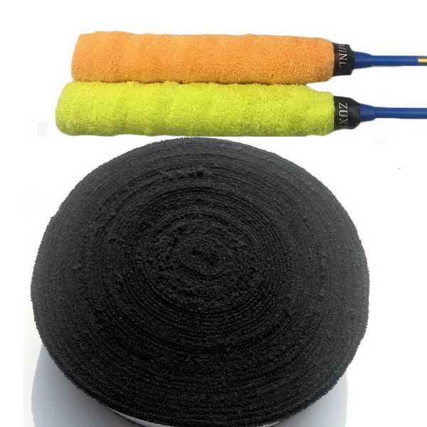 Bandeau anti-transpiration 1 rouleau 10 m Serviette antidérapante Badminton Grip Auto-adhésif Sweat Band Tennis Surgrip Wrap Pour Raquette Canne À Pêche Sport Tape 230609