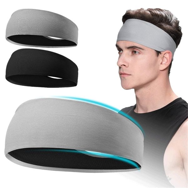 Banda para el sudor para hombres y mujeres, diademas deportivas elásticas, banda para la cabeza, diademas para Yoga, diadema, accesorios deportivos para el cabello, seguridad 230524