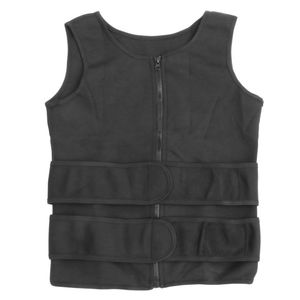 Sweatband Néoprène Sport Gilet De Protection Sauna Taille Fitness Formation Avec Fermeture Éclair Pour Hommes Sport