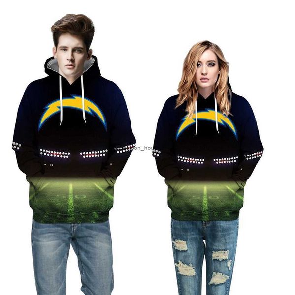 Suéter de rugby estampado en 3D su capucha de moda digital para parejas sudaderas para niños