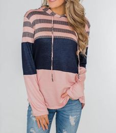 Trui Blouse Losse Hoodie Mouwen Lange Mouwen Hit Kleur 2019 Herfst Europees Amerikaans Nieuwe Sweatshirts Dames Hoodies Geschenken