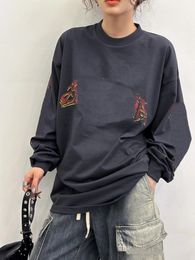 suéter Moda nueva letra suéter diseñador estrella con la misma tendencia callejera sudadera con capucha todos los días suéter colorido de manga larga