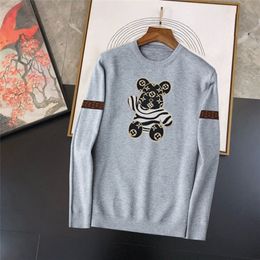 Sweater Holdie Diseñador para hombres Letras Alleting Tech Faneos Sweaters Impreso Otton Knit Crewneck Men Mujeres Carta