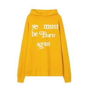 Suéter sudaderas con capucha traje CPFM para hombre para mujer moda repers diseñador sudadera con capucha caliente con capucha streetwear jersey ye debe nacer de nuevo letra impresa hip hop 99