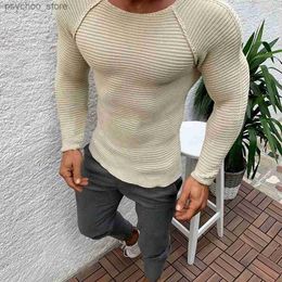 Suéter Primavera Slim Solid Fashion dentro de la ropa interior Hombres Mock Neck Camiseta básica Blusa Jersey Manga larga Top Q230830