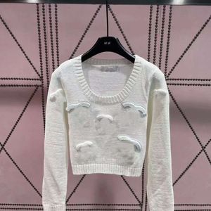 Pull Femers Palles de mode Fashion Womens Designer Cardigan Round Coun Sweater Sweater Long Manche Veille Female Pillucher Plus