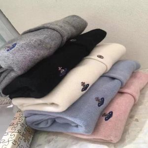 Suéteres Otoño e Invierno Venta bordado suéter de cachemira de manga larga cárdigan suelto para mujer moda 230831