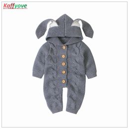 Pullages Baby Raiper Tricoted Full Full Hooded Boy Girl Girl Boy Girl Pullaires 024 MOIS MOIS DE CHOID BEBES PAJAMES SALOPATION