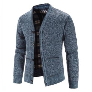 Truien Jassen Winter Dikkere ted Vest Sweatercoats Slim Fit s Warme Trui Jassen Mannen Gebreide Kleding 220726