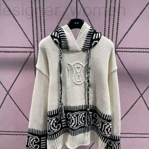 Prilleurs Designer Winter Cardigan tricot Femmes Oversize Bullers Miu Designer Sweater Broidered Sweat à sweat de laine décontractée pour femmes