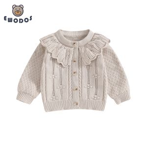 Pulls ewodos tout-petit bébé filles pulls tricotés tops cardigan chât