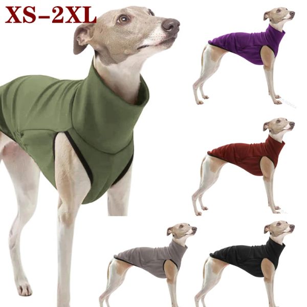 Pulls Great Dane Greyhound Pitbull vêtements animaux vêtements chien animal hiver col haut pull pull moyen grand chien manteau veste