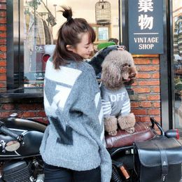 Chandails les nouveaux vêtements pour animaux de compagnie chat pull chien pull Version coréenne printemps et automne parent-enfant porter Six tailles