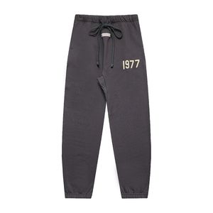 Zweethoodbroek 1977 Men dames losse ware lading zwart warme broek pantoufle 100% hoogwaardige dikke katoenen broek big size us siz hpwb