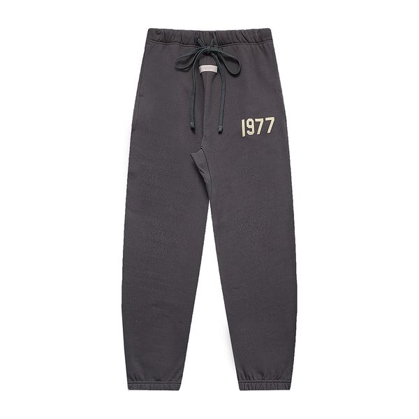 Pantalon de survêtement à capuche 1977 pour hommes et femmes, ample, Cargo, noir, chaud, Pantoufle 100%, pantalon en coton épais de haute qualité, grande taille, taille américaine S M L XL 2XL 3XL