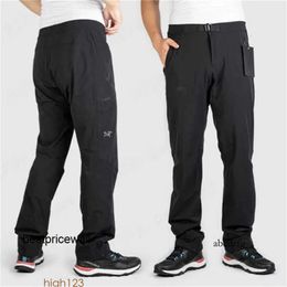 Pantalons de survêtement Archaeopteryx Arcterys Gamma Lt Pantalon à coque souple pour hommes Pantalon d'extérieur coupe-vent Séchage rapide Crème solaire Up Noir 28428 Us S HBVG 70