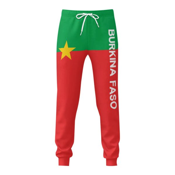 Pantalones De Chándal Pantalones De Chándal Para Hombre Pantalones De Bandera De Burkina Faso Con Bolsillos Joggers Fútbol Fútbol Sudadera Deportiva Multifunción Con Cordón