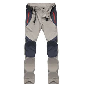 Pantalons de survêtement Pantalons imperméables pour hommes Cargo coupe-vent automne pantalons à séchage rapide hommes Sports de plein air Trekking Camping pantalons de pêche 3XL 4XL