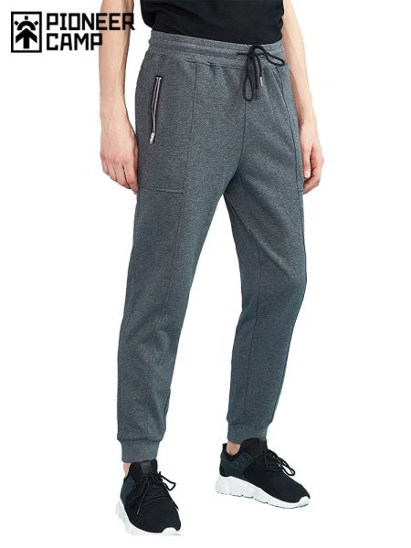 Pantalon de survêtement Pioneer Camp Us Taille Nouveau pantalon de survêtement à fond proche Men de marque Brand Joggers masculins Black Dark Grey Awk802195y