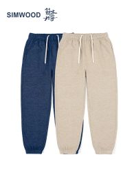 Pantalons de survêtement SIMWOOD série haute norme 2023 automne hiver nouveau 480gsm tissu chiné pantalons de survêtement hommes sport Joggers en cours d'exécution pantalon surdimensionné