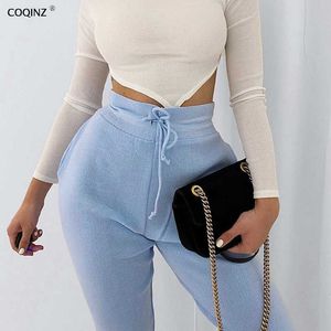 Pantalons de survêtement femmes Baggy Streetwear femme pantalon pantalon femmes Joggers hiver automne vêtements bas goutte 23405P 210712