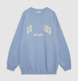 Sudadera bing bing nuevo producto diseñador de mujer algodón jersey jumper clásico letra caliente bordado impresión redonda redonda casual versátil suéter suéter con capucha con capucha