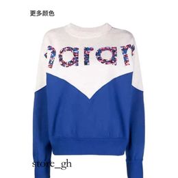 Sweatshirt Designer ISABELS MARANTS Ronde Hals Trui Dames Trui Brief Massaal Print Casual Marants Hoodies 709