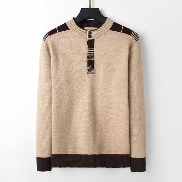 Sweater de dise￱ador Hombres de moda para hombres sudaderas cl￡sicas de tejido de tejido de tejido de hombre su￩teres de jarras