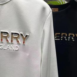 Sweatshirt heren bury designer sweatshirt Burry hoodie dames lente Luxe top 3D Letters merk sweatshirts Merk hoodies shirt heren