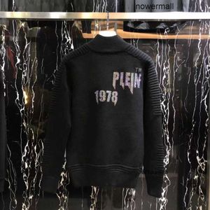 Sweatshirt Homme Plein INTARSIA Philipps Knits Unisexe pp NECK LS SKULL PP Budge Sweaters Mens Lettres Strass Sweaters BEAR PULLOVER Men ROUND Tops Knit Clot YMA5