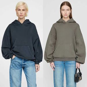 Sweatshirt Nieuwe pullover Casual Fashion Letter Vintage print ronde nek katoentrend losse veelzijdige hoodies tops