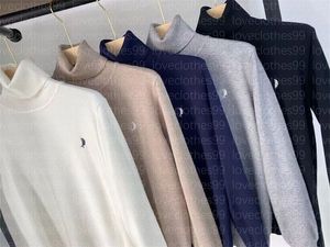Sweat-shirt Pullover Automne et hiver Nouveau tricot personnalisé Fashion Fred Perry Designer Mens Long Manchet Slim Fit Couleur continue Couleur Couleur