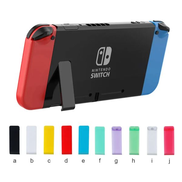 Sweatshirts 1pc pour Nintendo Switch Console Backet Backet NS Back Cover Support Trépied Bleu Bleu Bleu ABS MATÉRIAU