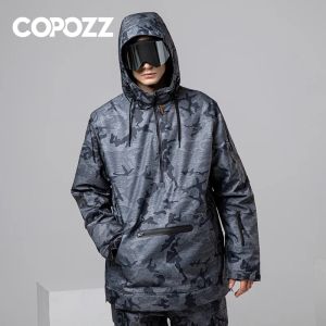 Sweatshirts Copozz marque tout nouveau Hood Snowboard à snowboard de haute qualité 2023 Hauvreté Hooded Sports Sports Snowboard Veste Femmes