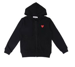 Sweatshirts Designer herenhoodies Com Des Garcons Play Sweatshirt Cdgs Multiheart Zip Up Hoodie Xl Merk Zwart Nieuw 924