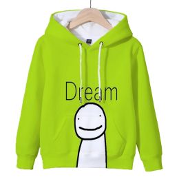 Sweatshirts Dream SMP Hoodies Dreamwastaken Sweats Sweats Sweat à sweat surdimensionné Streetwear confortable