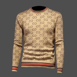 Sweat-shirts de haute qualité riche et noble pull à col haut vêtements pour hommes lettre broderie pierre à manches longues pull homme vêtements de sport décontractés col rond à capuche M-3XL