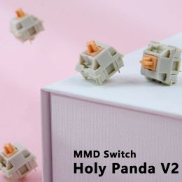 Sweatshirts Holy Panda V2 Clavier tactile Interrupteur 3pin 55G 62G 67G POM Clavier mécanique Commissaires personnalisés Plug à chaud Diy GK61 TM680 G67