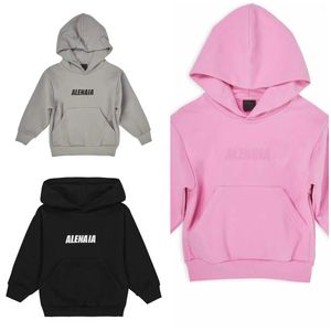 Sweatshirts Kinderhoodies Golfsweatshirts Peutersweater met capuchon Designer Jongens Meisjes Streetwear Trui Cola Paris Kleding Los Zwart luxe