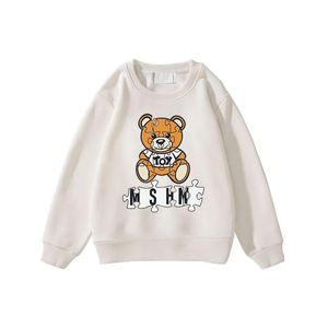 Sweatshirts M Designer Enfants Sweats à capuche Designer de luxe Enfants Sweat bébé Classique Pull Automne Hiver Casual 100% Pur Coton Tops Garçon G