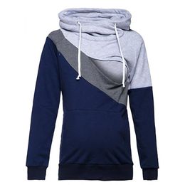 Sweatshirts Maternity Sweatshirt Women Nursing Maternity Long Sleeves Hooded Breastfeeding Hoodie Pregnant Women Long Sleeve Hooded Sweater