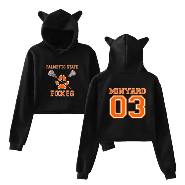 Sudaderas con capucha para hombres The Foxhole Court Palmetto State Foxes Sudadera con capucha Kawaii Crop Tops Cosplay Sudadera Moda Sudaderas con capucha cortas Y2k 2D Mujeres