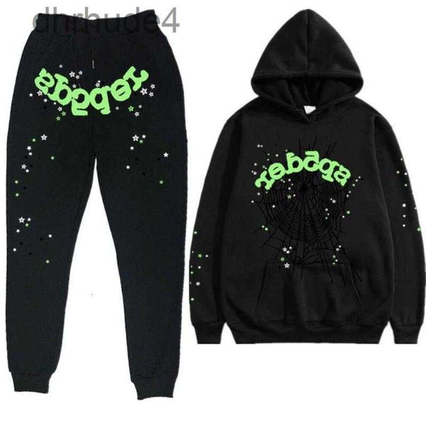 Sweatshirts Pull pour hommes Survêtements Y2k Sp5der 555555 Pull à capuche Ensemble Femmes Sweats à capuche Survêtement Hip Hop Singer Spider Web Print Oobs YC6Q