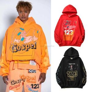 Sudaderas Sudaderas con capucha de diseñador para hombre Moda Streetwear Rrr123 Non Fog American High Street Invisible Hand Hip Hop Ins Net Red con capucha para hombres y mujeres