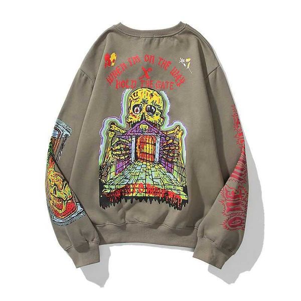 Sweatshirts Hommes Designer Sweats à capuche Mode Streetwear Kanyes Season6 un nom commun du rappeur Old School Graffiti Pull de mode drôle et polyvalent