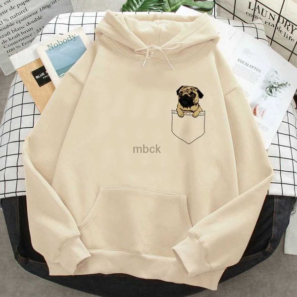 Sudaderas para hombres sudaderas con capucha para hombres sudaderas con capucha de pug sudor y2k harajuku hoddies femenino streetwear camiseta 240412